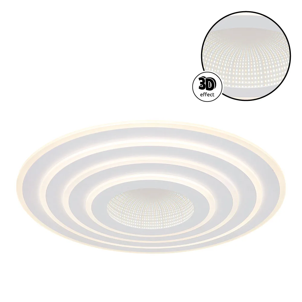 Globo JOCELYN — white metal/acrylic