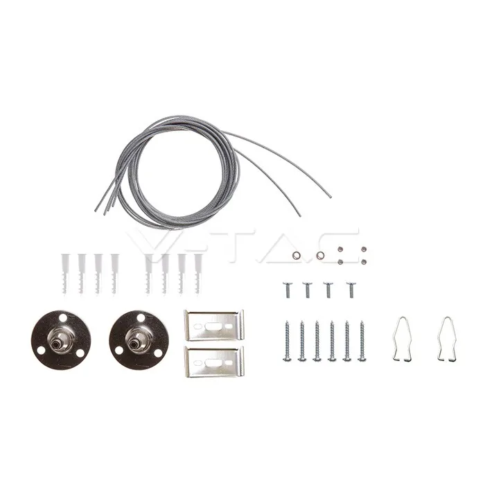 V-Tac Suspended Mounting Kit for LED Waterproof lamps