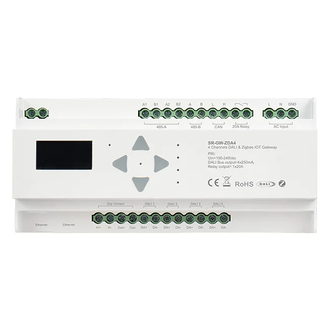 4 Key Push Button DALI Wall Switch SR-2422NK4-DA2-PL Switches