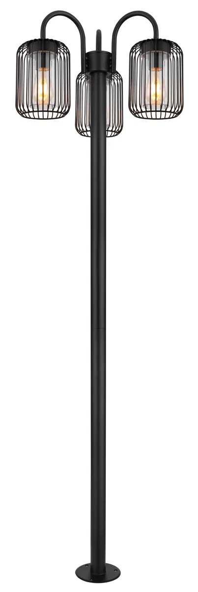 Globo ADELHEID Outdoor Light - stainless steel black matt - plastic clear