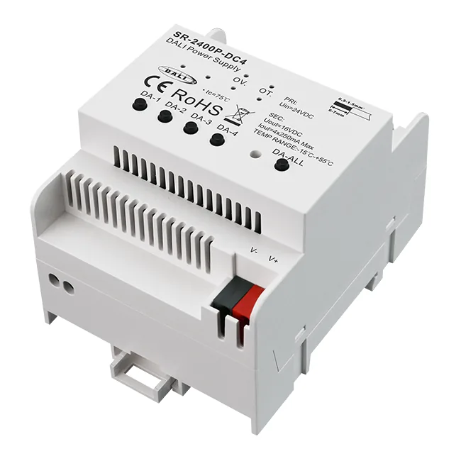 4 Channels DALI Power Supply SR-2400P-DC4-LED Driver
