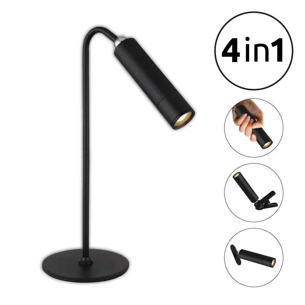 Globo ANDRA table lamp - metal black matt - plastic black matt