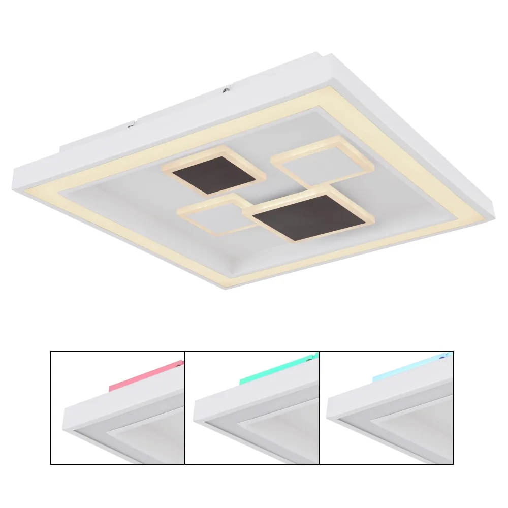 Globo NOLO ceiling light - metal white - acrylic opal