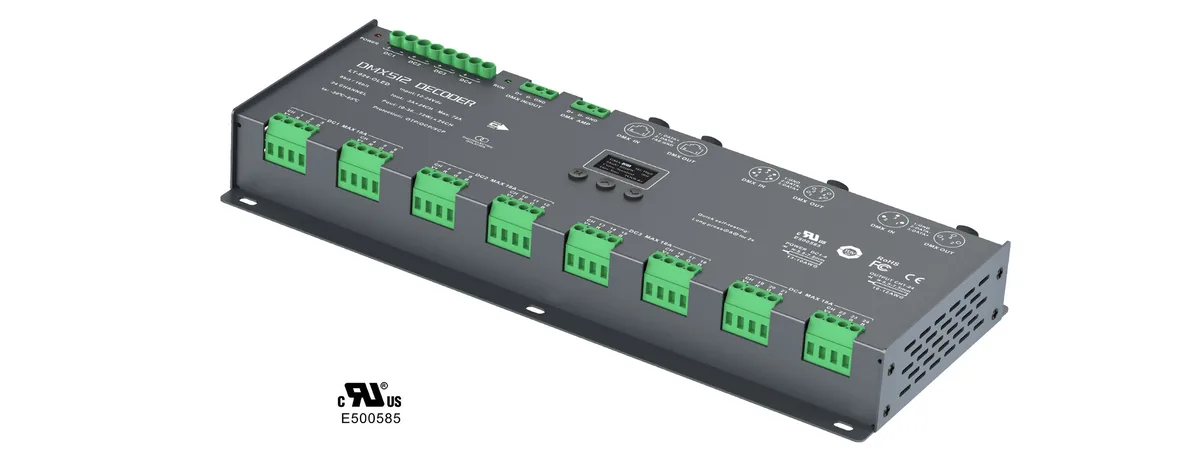 LTECH 24CH CV DMX Decoder LT-924-OLED