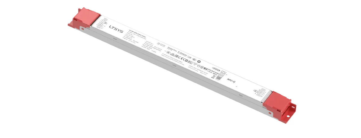 LTECH 80W 600-2100mA NFC DALI-2 DT6 CC Linear Intelligent Driver LF-80-600-2100-G1D2 (External)