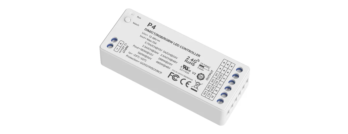 LTECH DIM/CT/RGB/RGBW LED Controller P4