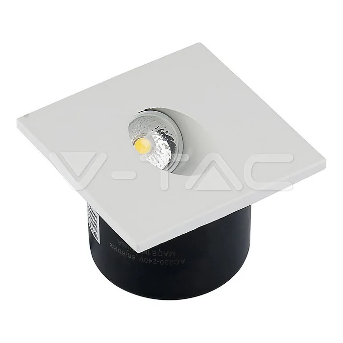 V-Tac 3W LED Step Light Square 4000K