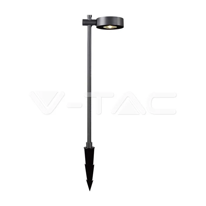 V-Tac 6W LED Bollard Lamp Black Body 4000K IP54