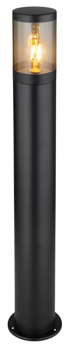 Globo XELOO Outdoor Light - stainless steel black matt - plastic smoke colored