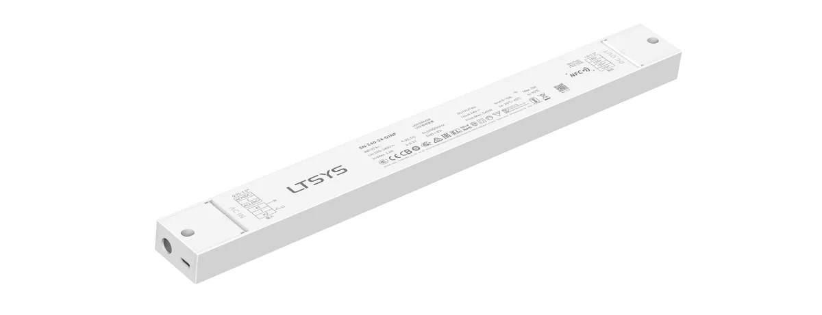 LTECH 240W 24V CV ON/OFF LED Driver(NFC programmable,Soft start) SN-240-24-G1NF