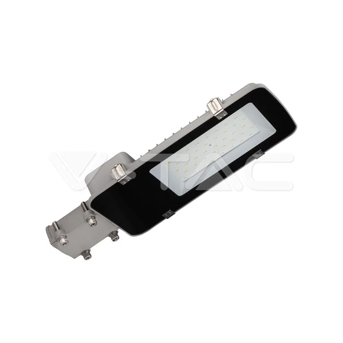 V-Tac LED Street Light SAMSUNG CHIP 30W Grey Body 6500K 5 years Warranty