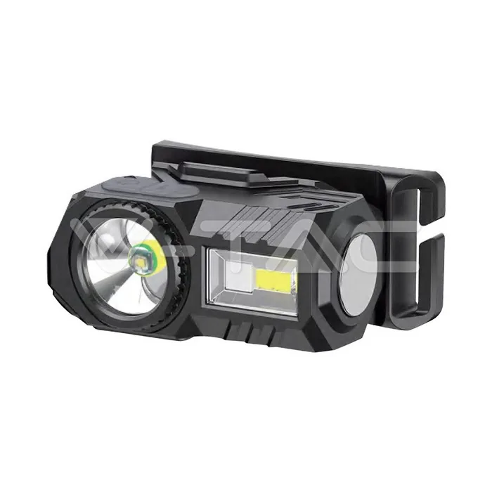 V-Tac 3W LED Head Light Rechargeable RGB IP43