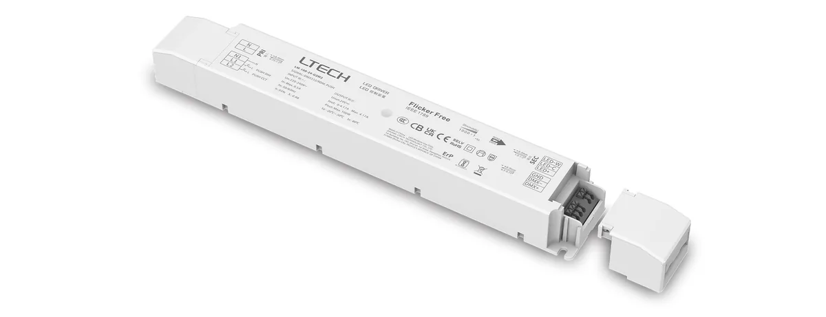LTECH 100W 24VDC CV DMX DIM&CT Driver LM-100-24-G2M2