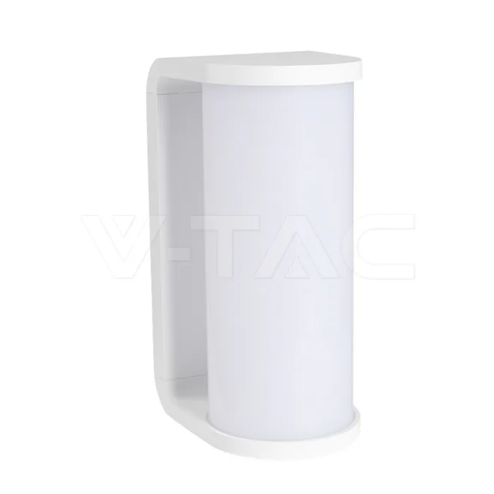 V-Tac 12W LED Wall Light White Body 3 in 1 IP65