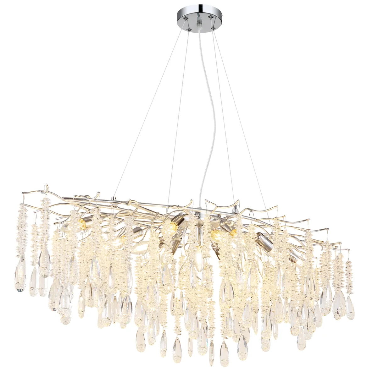 Globo KINGA — metal+crystal