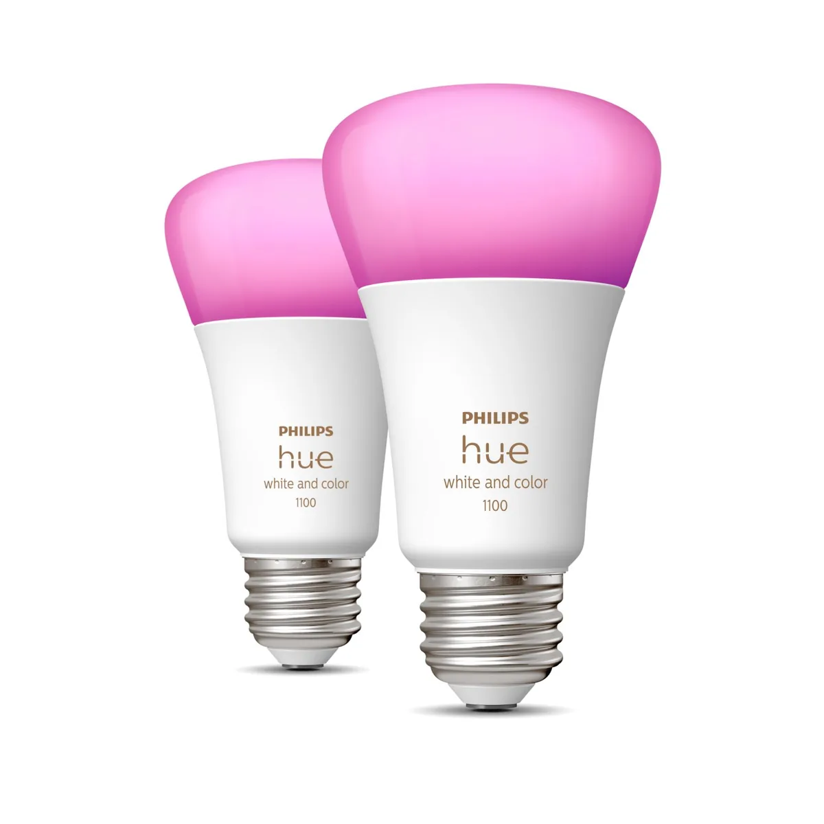 Signify Hue 2-pack A19 E26 LED Bulb - White and Colour Ambiance