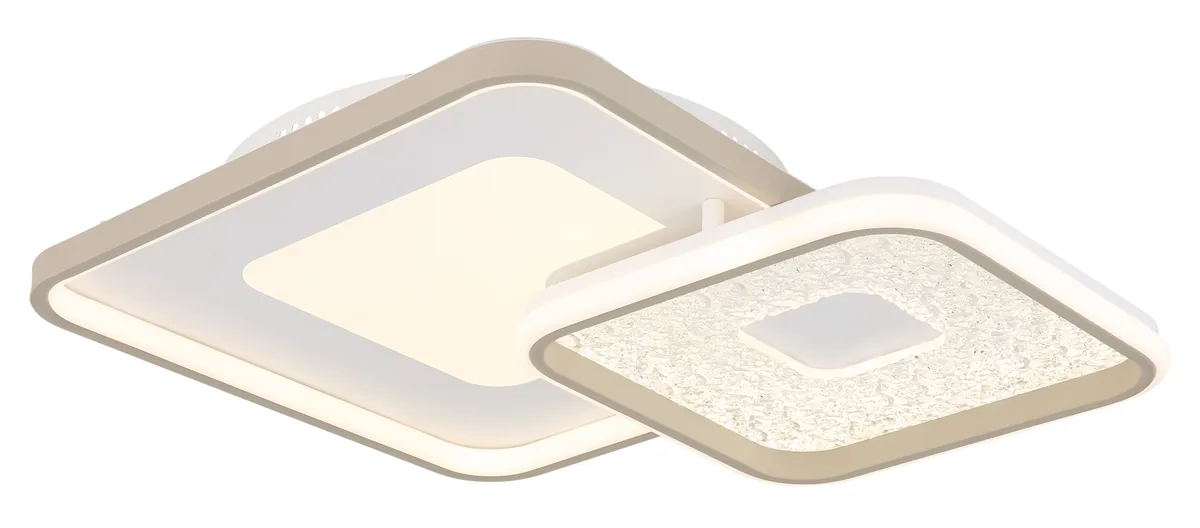 Globo MOSAIKO ceiling light - metal white matt - acrylic opal