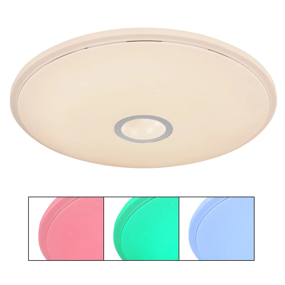 Globo CONNOR ceiling light - metal white - acrylic opal