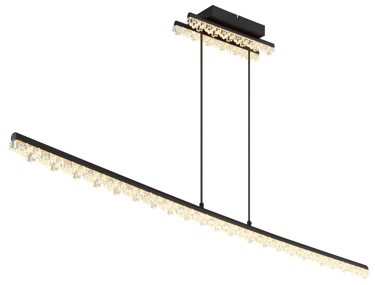 Globo HILTON pendant lamp - metal black matt - aluminium black matt