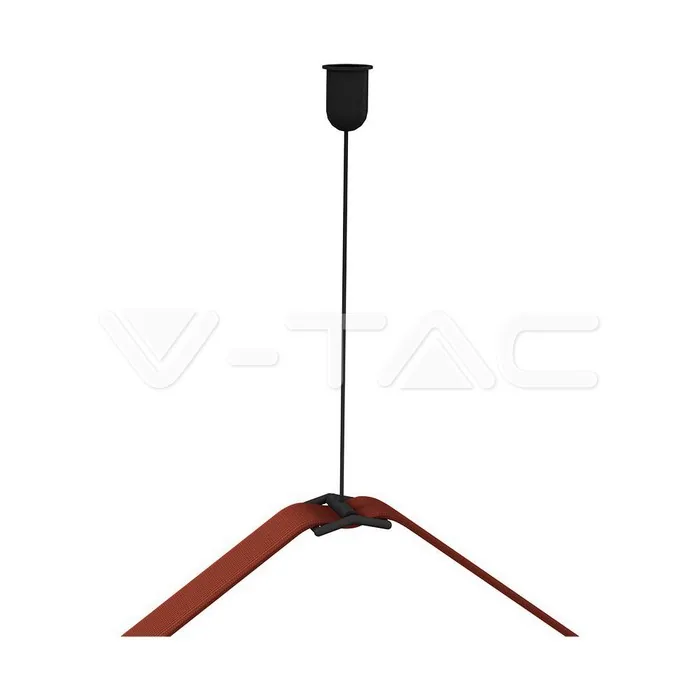V-Tac Suspension Clip Max 1200mm Sandy Black Body