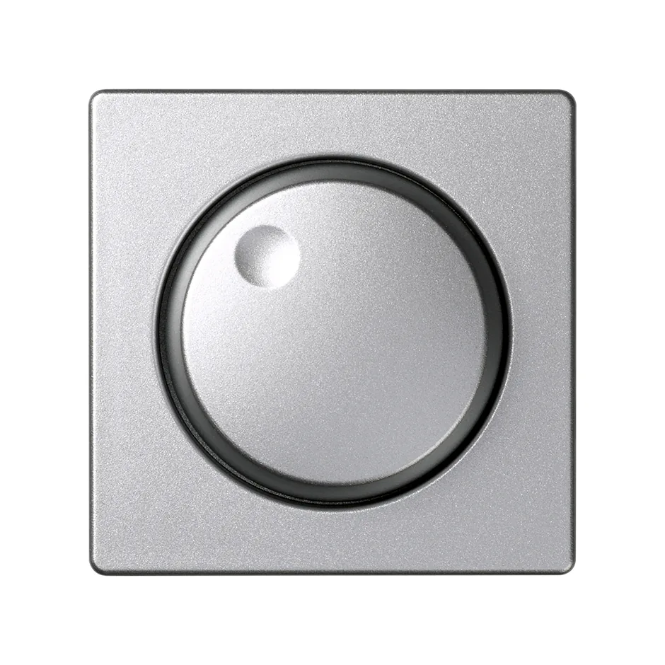 Simon Plate for electronic rotary mechanisms cold aluminium Simon 82 Detail