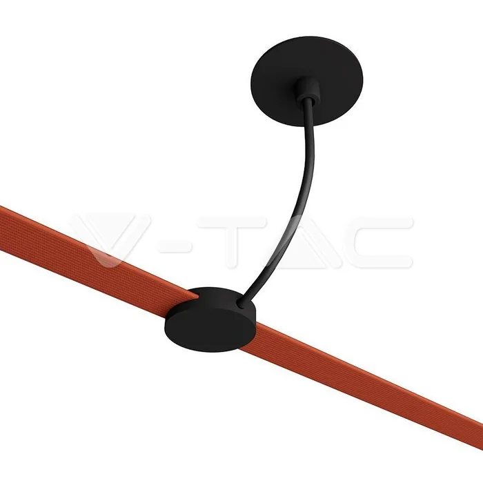 V-Tac Recessed Wire Connector Feeder Only (Cut-out:D55mm) Sandy Black Body