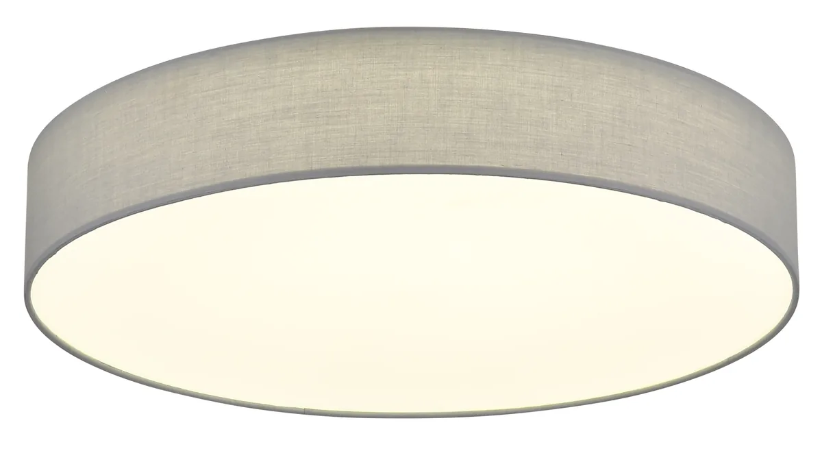 Globo ORBIX ceiling light - metal white matt - textile grey