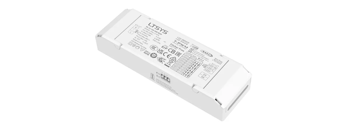 LTECH 12W 100-450mA CC DALI-2 DT6/DT8 tunable white LED driver SE-12-100-450-W2D