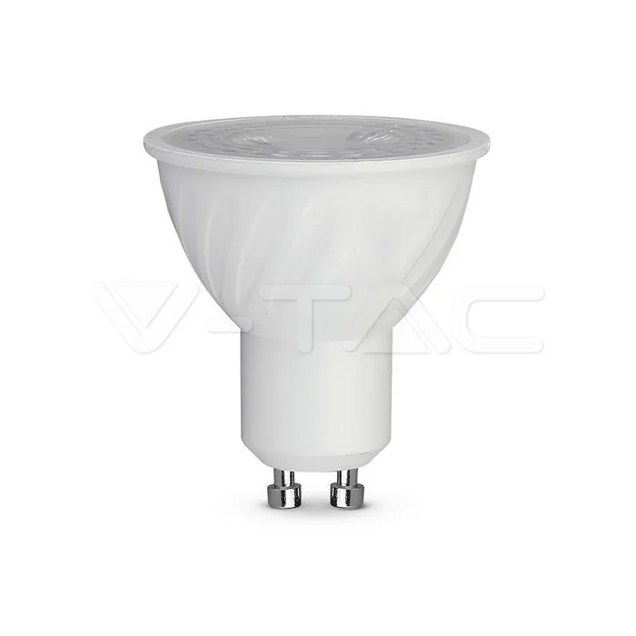 V-Tac LED Spotlight 6W GU10 Ripple Plastic 4000K 10`D