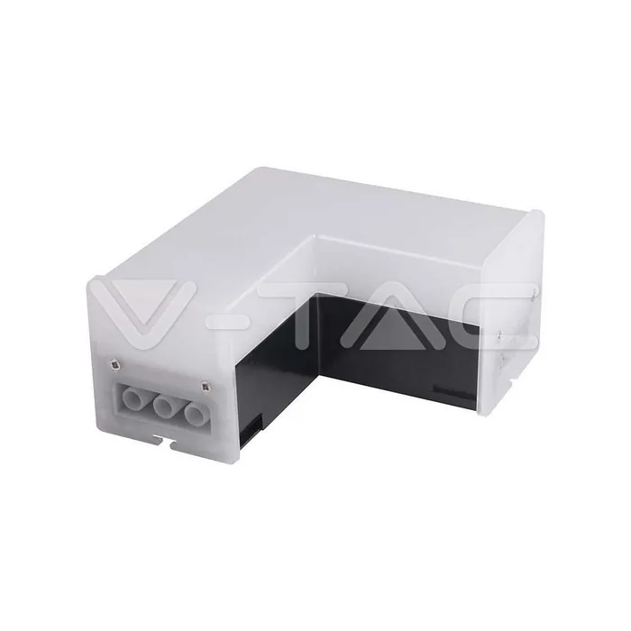 V-Tac L Connector Black Body 6500K