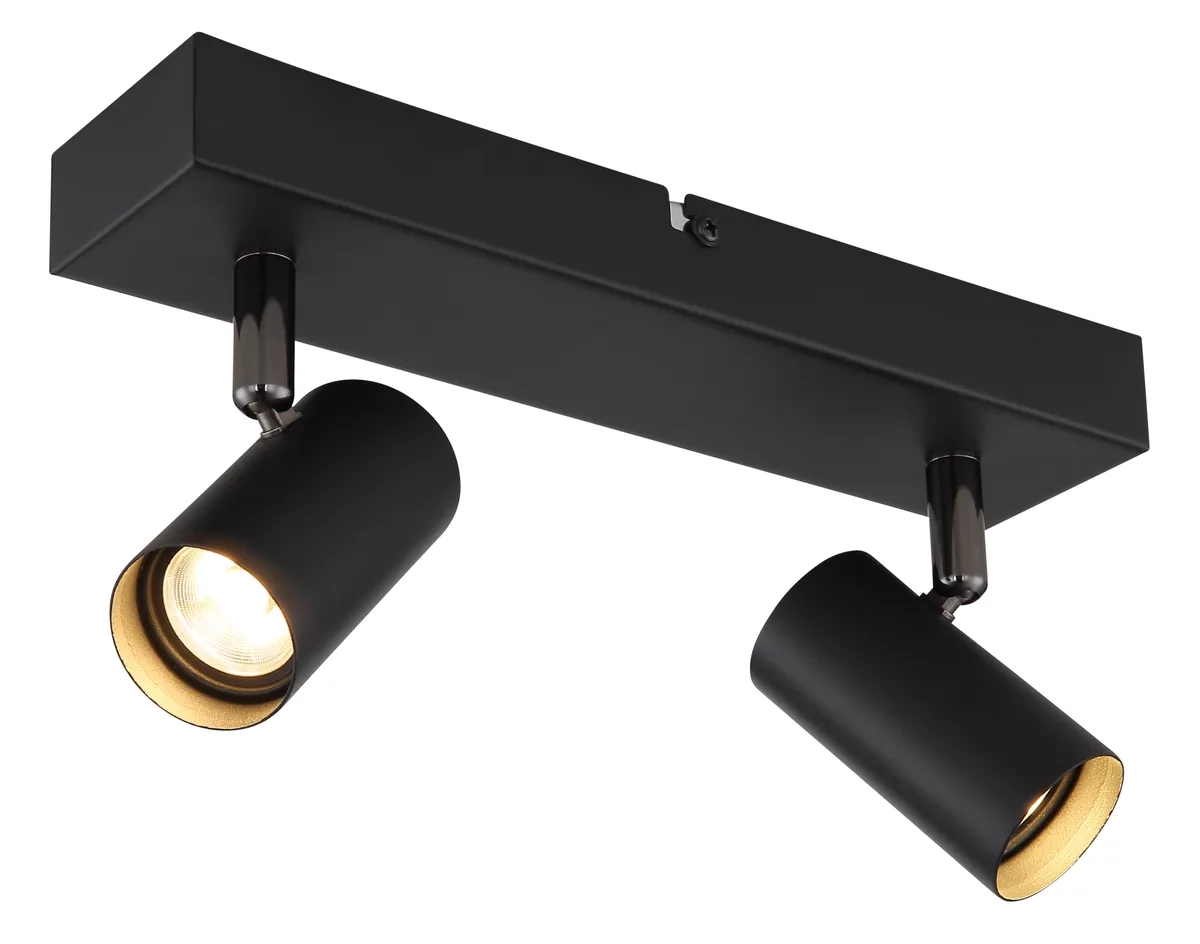 Globo ESTE spotlights - metal black matt - aluminium black matt
