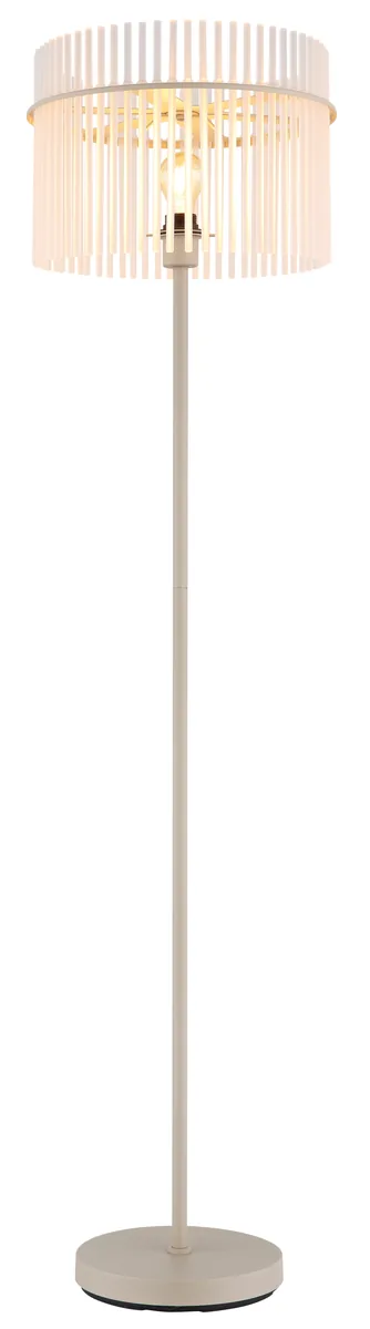 Globo GORLEY Floor lamp - metal sand colored matt - glass rods satined