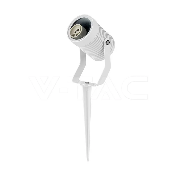 V-Tac Garden Spike Aluminium GU10 White Body
