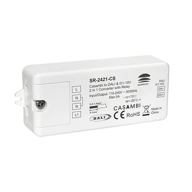 8 Key DALI Wall Switch Touch Panel SR-2422T8-DA2-1455 Switches