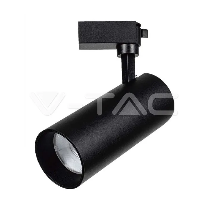 V-Tac 35W LED Tracklight SAMSUNG Chip Black Body 4000K