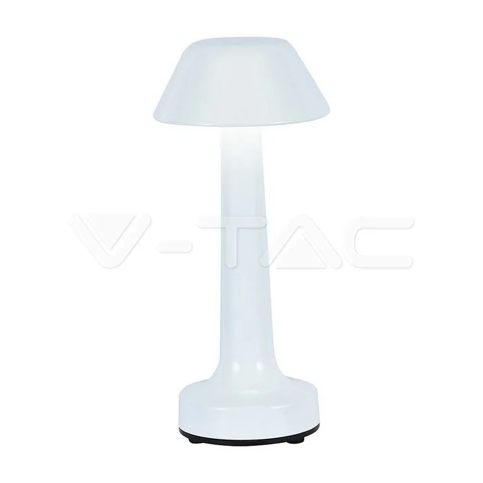 V-Tac 1W LED Table Lamp (D100*230) 3IN1 White Body