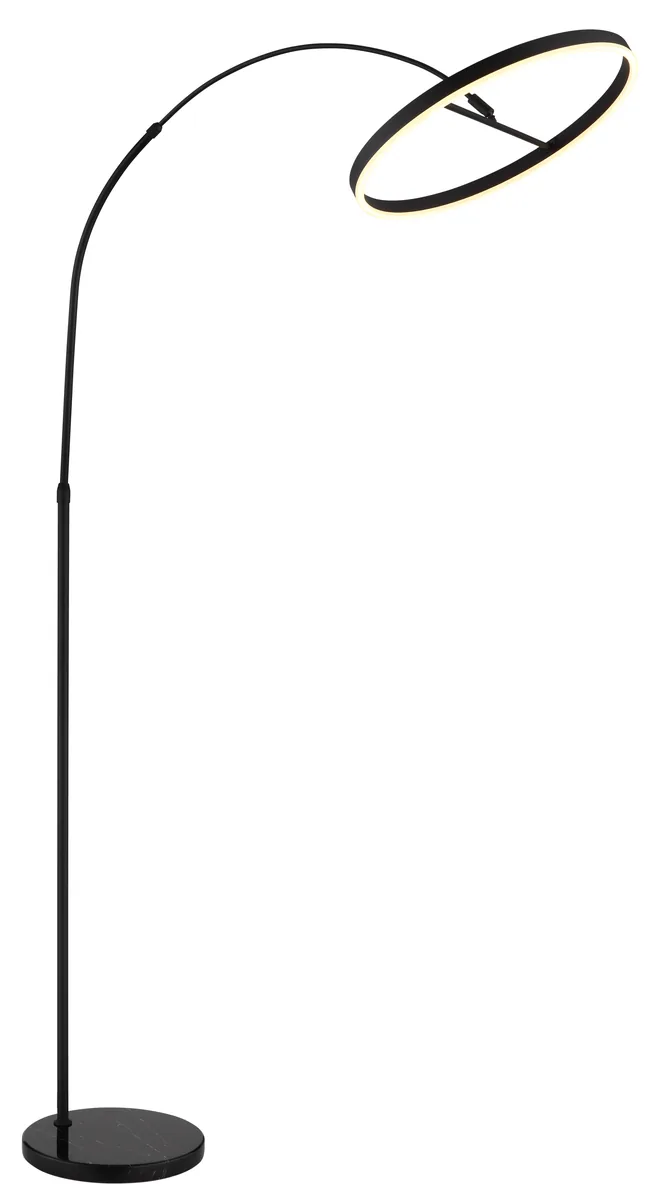 Globo JERROLD Floor lamp - metal black matt - aluminium black matt