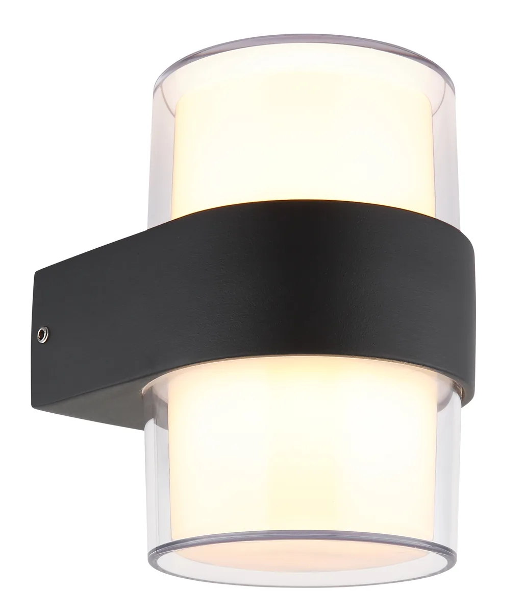 Globo IGNACIO Outdoor Light - aluminium die-cast anthracite matt - plastic clear
