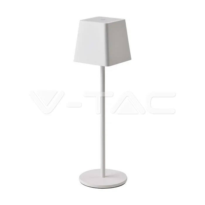 V-Tac 2W Table Lamp White Body IP54 3000K
