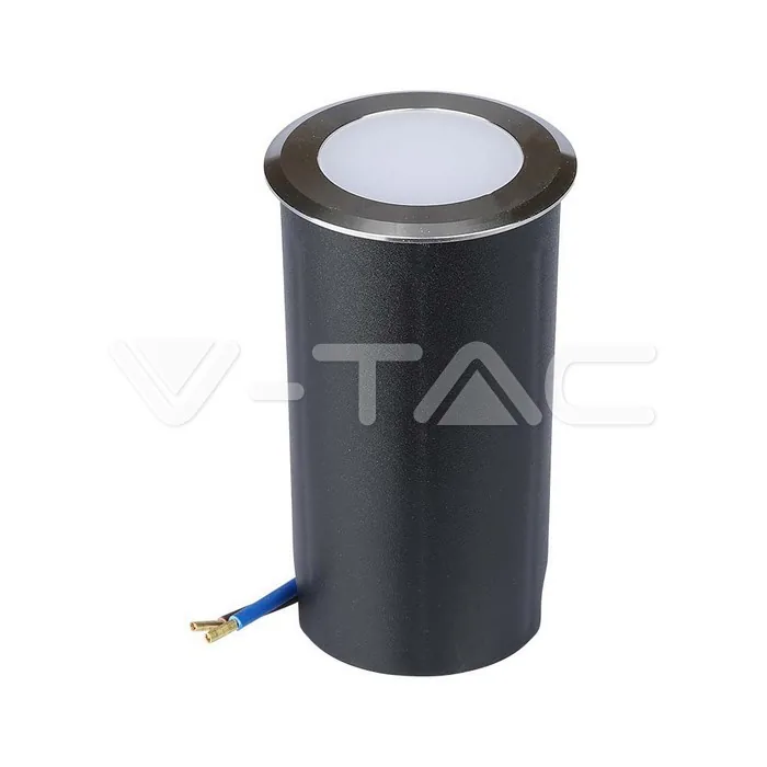 V-Tac 1W LED Step Light Silver 3000K