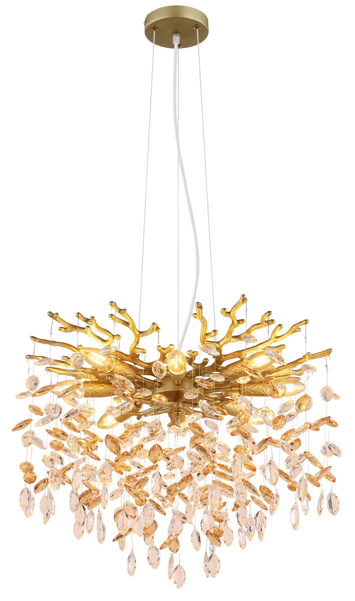 Globo QUEENA — metal gold