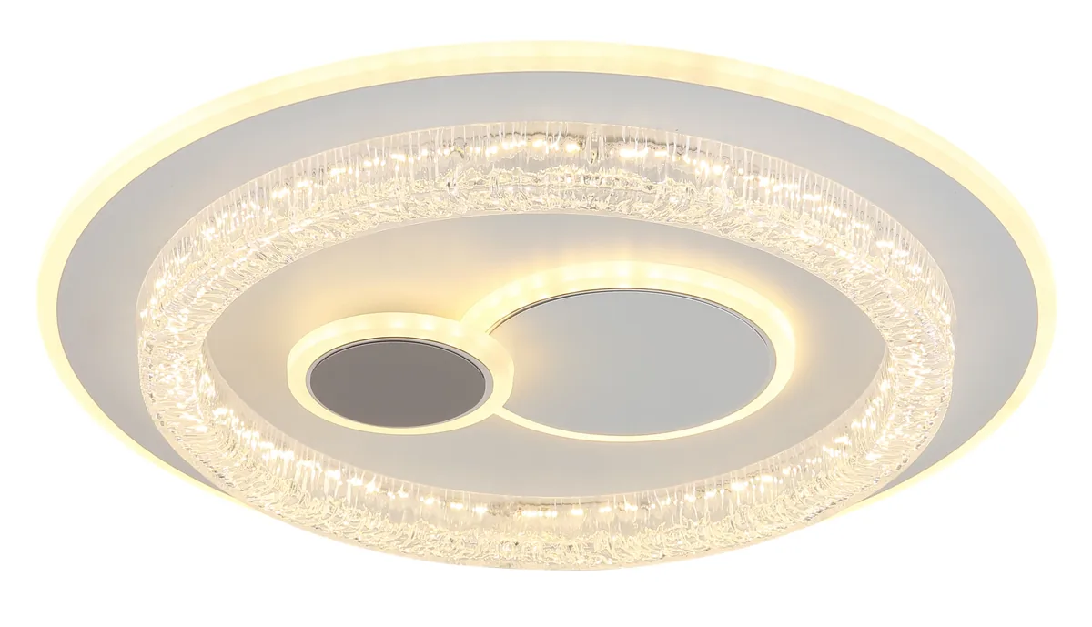 Globo KRISWALL ceiling light - metal white matt - acrylic opal
