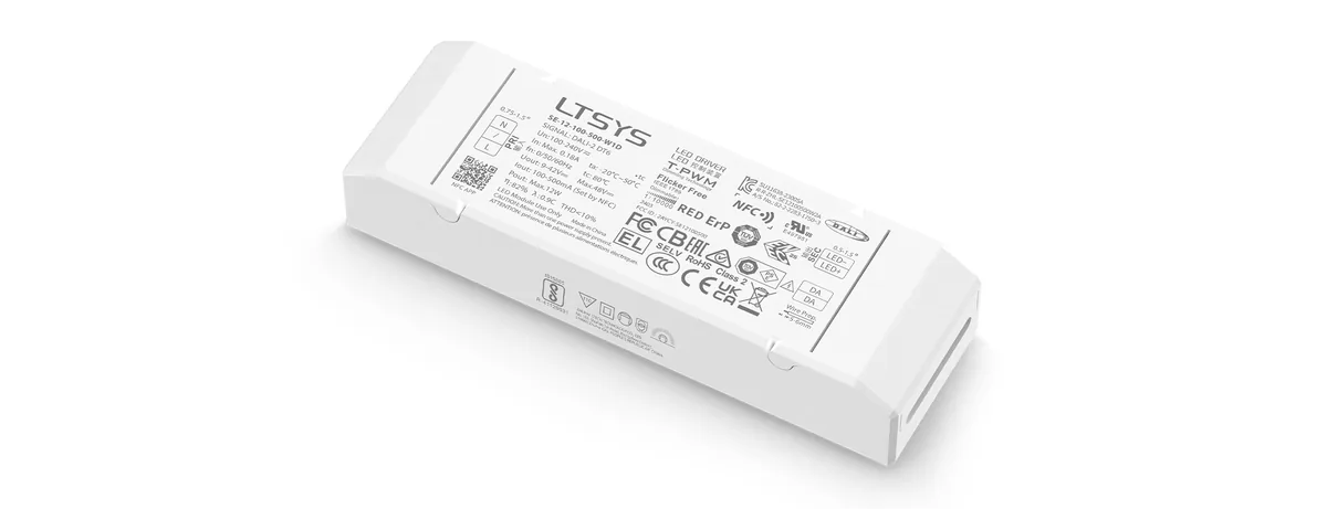 LTECH 12W 100-500mA NFC CC DALI-2 DT6 LED driver SE-12-100-500-W1D