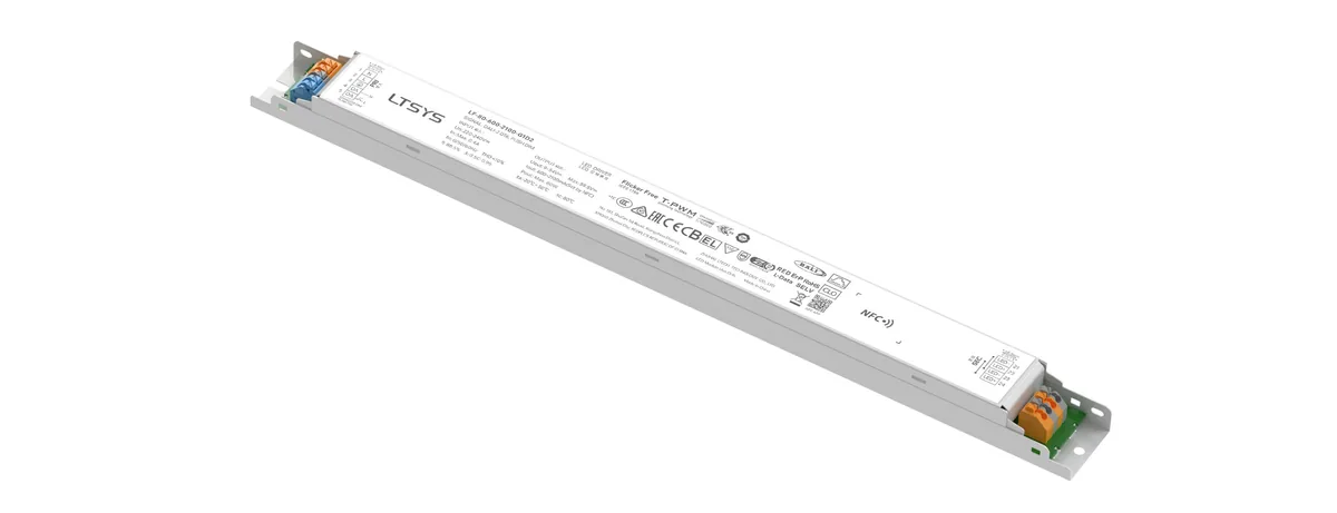 LTECH 80W 600-2100mA NFC DALI-2 DT6 CC Linear Intelligent Driver LF-80-600-2100-G1D2 (Built-in)