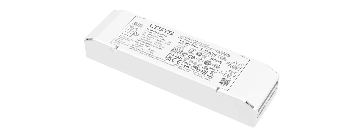 LTECH 30W 200-800mA NFC CC DALI-2 DT6 LED driver SE-30-200-800-W1D