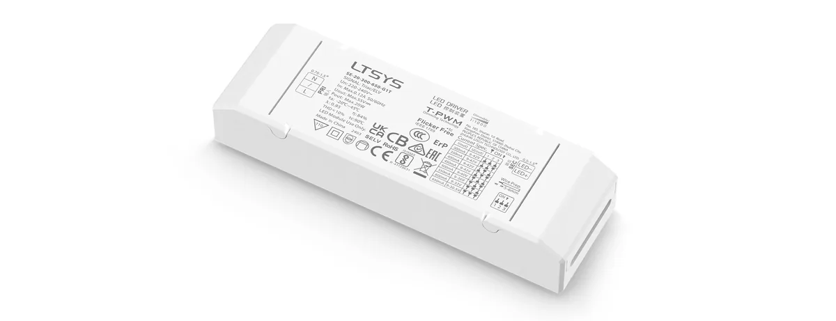LTECH 20W 300-650mA CC Triac Driver SE-20-300-650-G1T