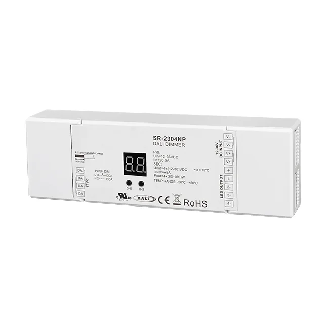 Universal Series DALI Dimmer With Four Channels SR-2304NP DALI Controller