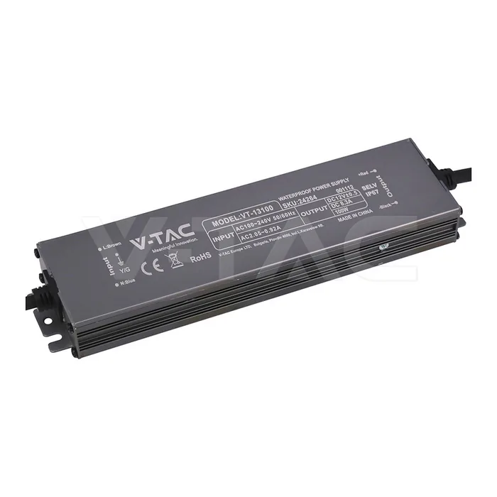 V-Tac Power Supply 100W 12V 8.3А IP67