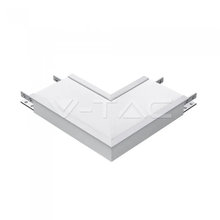 V-Tac 8W L Shape Connector Silver Body 4000K