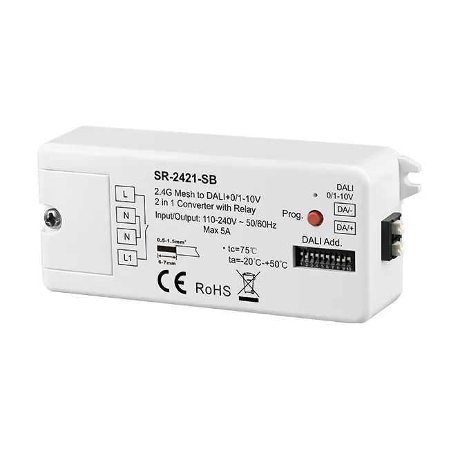 Multi Functional 8 Key Push Button DALI Wall Switch SR-2422NK8-PRO Switches